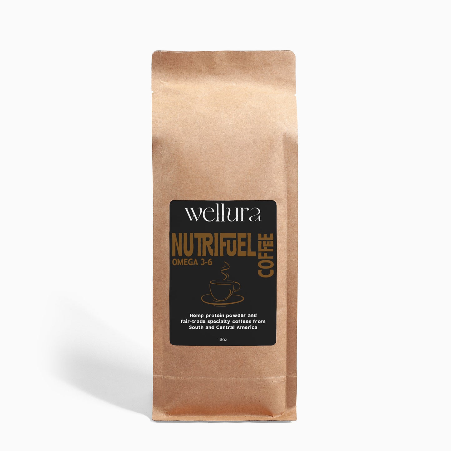 NutriFuel Coffee – Protein + Omega Blend - Medium Roast 16oz