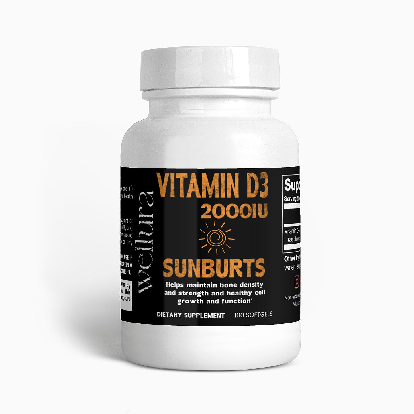 SunBurst Vitamin D3 2,000 IU