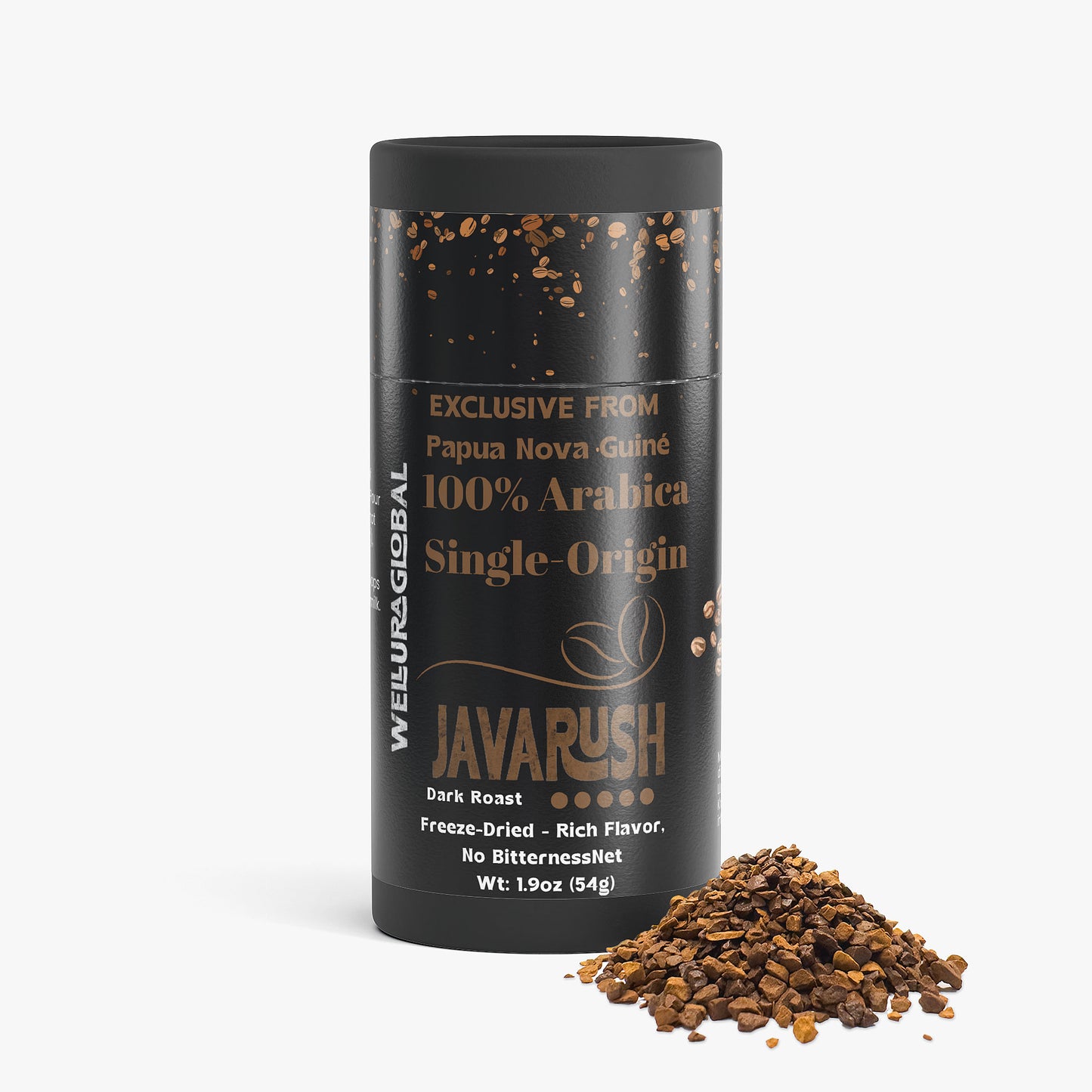JAVARUSH Sweet Brew Instant Coffee (Dark Roast)