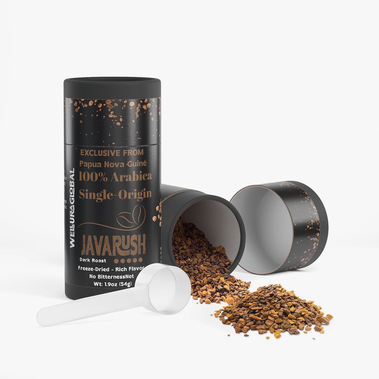JAVARUSH Sweet Brew Instant Coffee (Dark Roast)