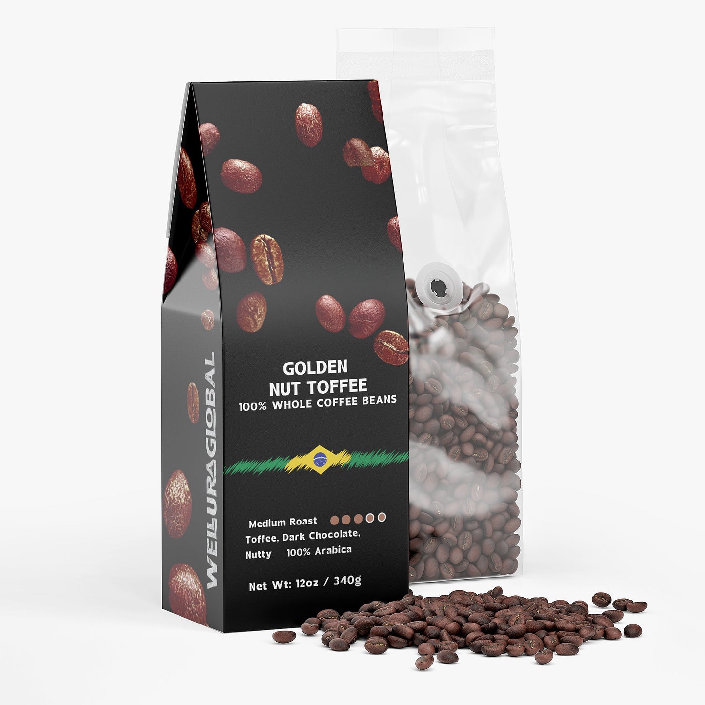Golden Nut Toffee Coffee (Medium Roast)