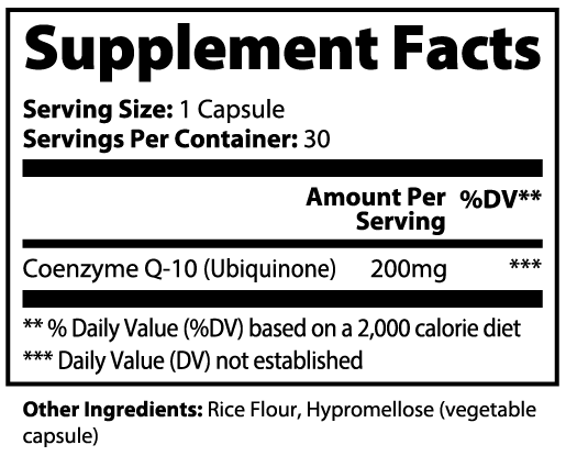 Energy Guard CoQ10 Ubiquinone