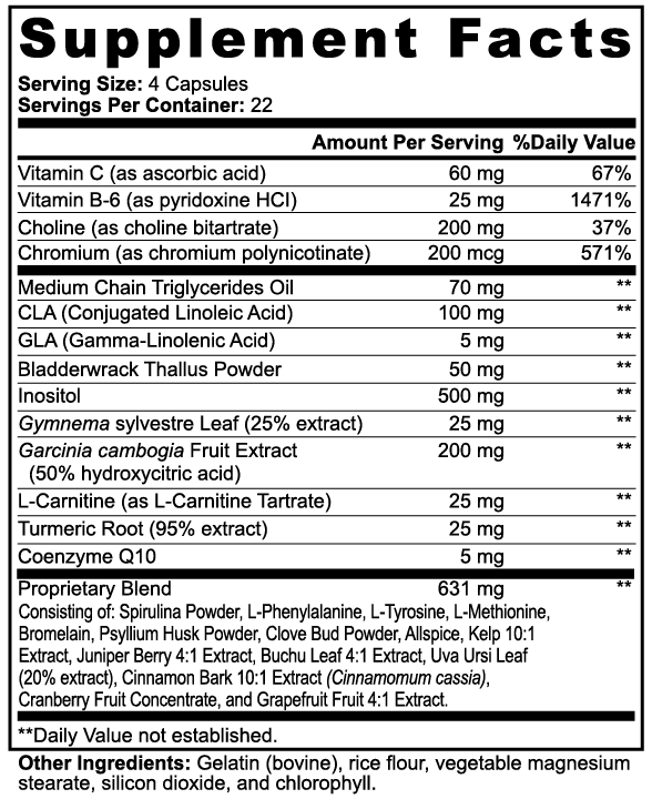 MetaFlow 800mg Metabolic Blend MCT