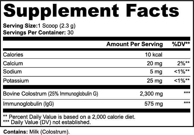 BIOFORT Colostrum Powder